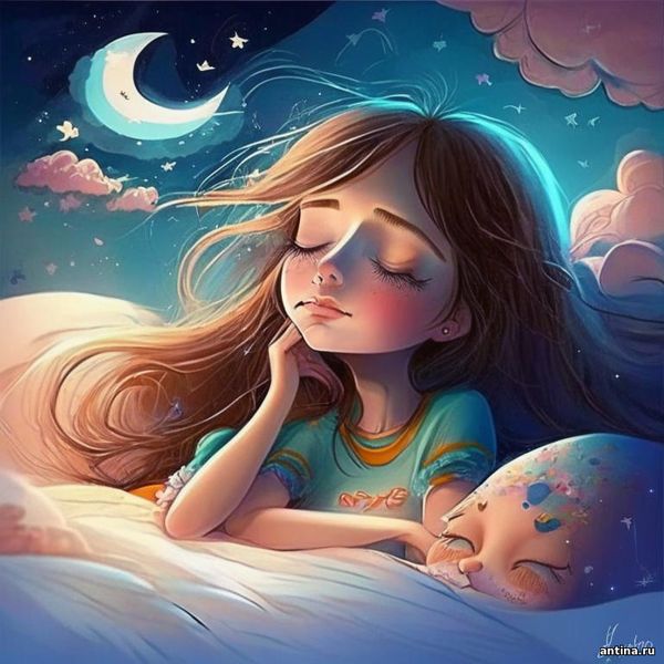 Сказка: Маленькая девочка Антинка и её чудные сны.