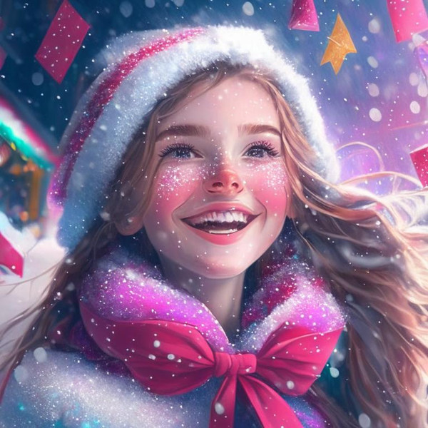 Сказка о Маленькой девочке Антинке и Разноцветном Снеге